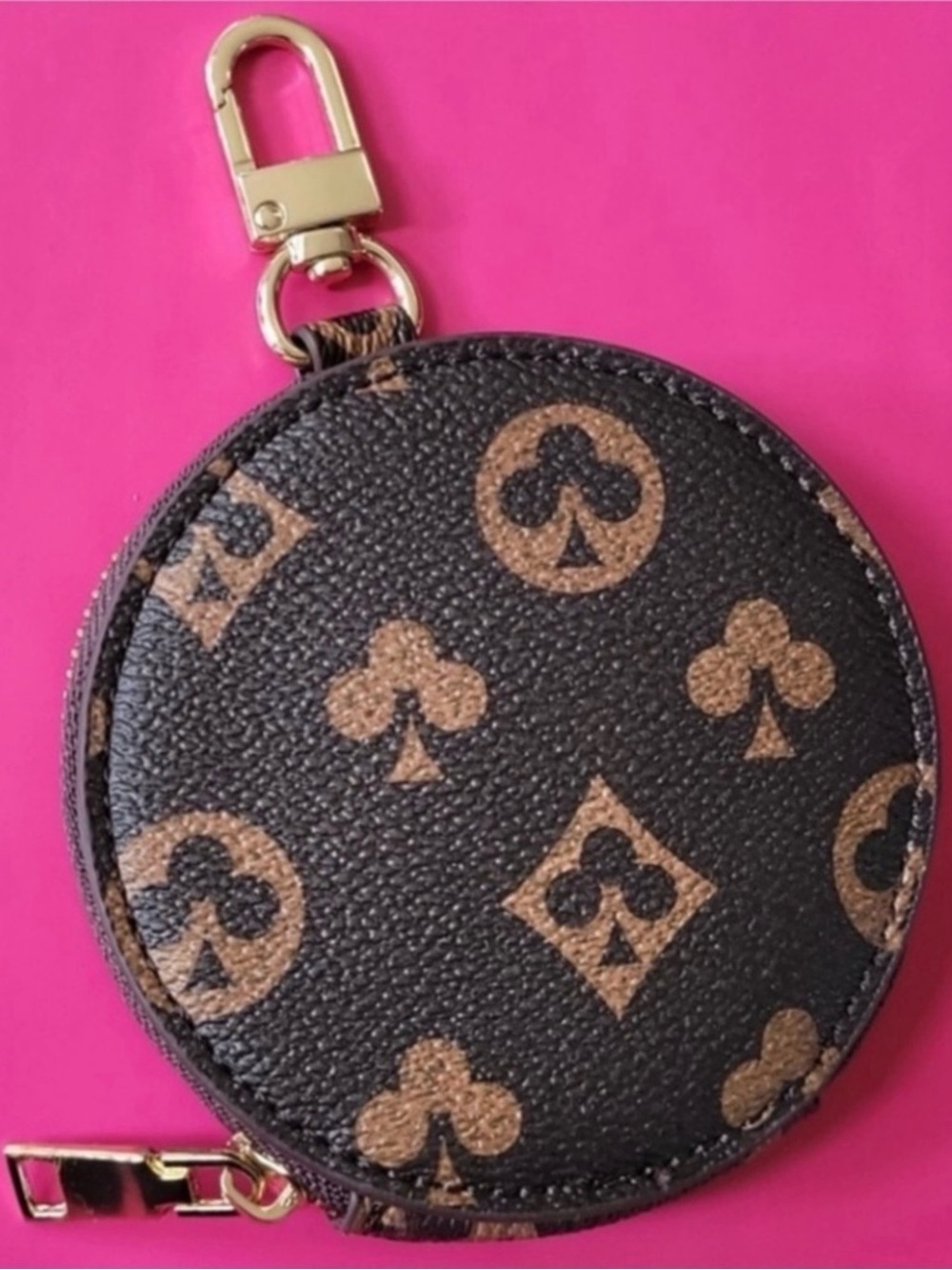 Beautiful Brown/Tan Clickable Coin Purse